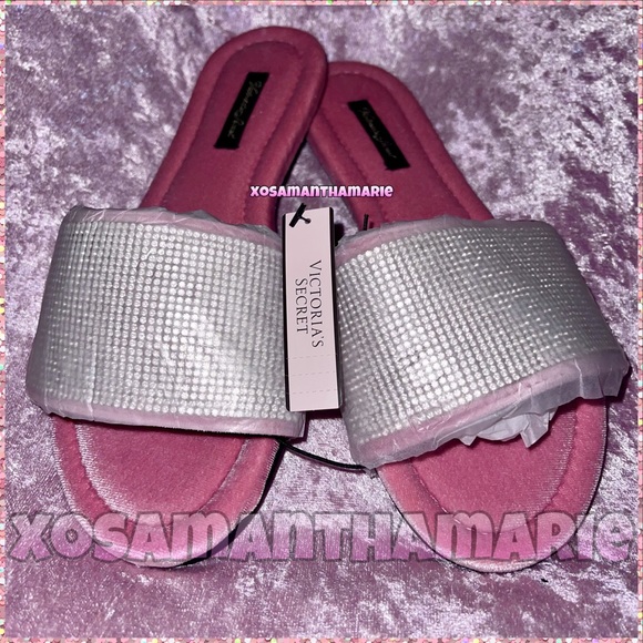 VS Velvet Bling Slides ✨ - Picture 3 of 11